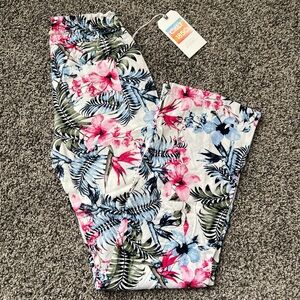Floral Tropical Print Pants